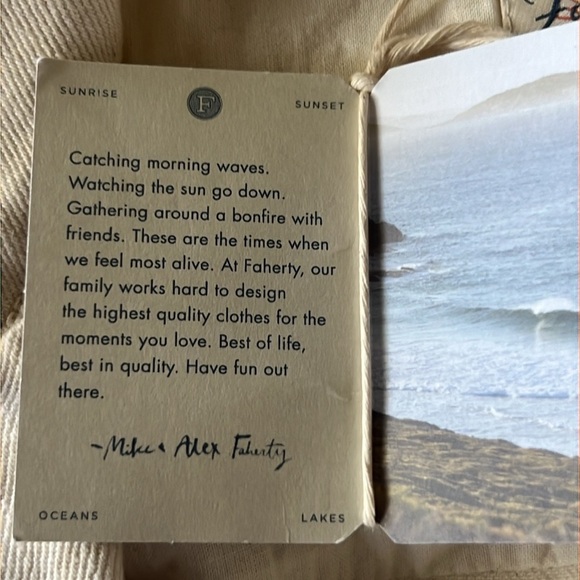 FAHERTY Overland Twill Jumpsuit Stretch Organic Cotton Natural  NWT Size S - Picture 11 of 13